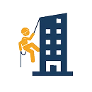 Abseiling on every floor npnetandpaint