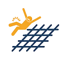 Fall protection net (cradle net)