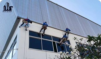 งานโรยตัวและงานอาคารสูง npnetandpaint