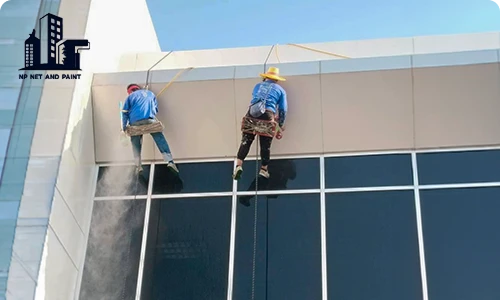 Wiping exterior glass of tall buildings npnetandpaint