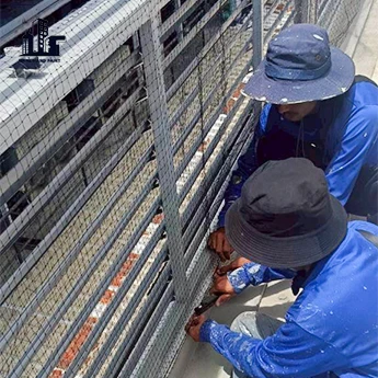 Close commercial building vents. npnetandpaint