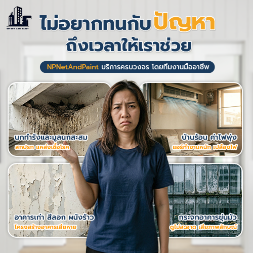 ปัญหาที่ลูกค้ามักเจอ npnetandpaint