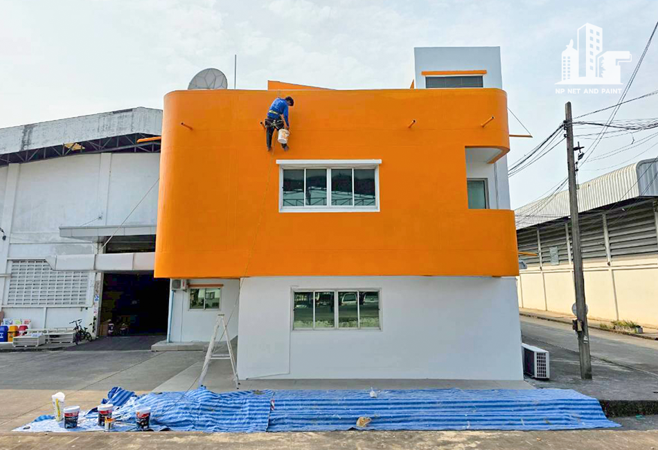 จบปัญหา ! อาคารเก่า สีลอก ผนังร้าว npnetandpaint