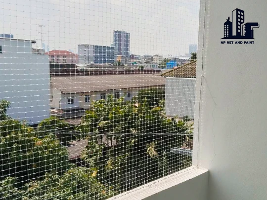 Light, thin, translucent, very suitable for houses and condos. npnetandpaint